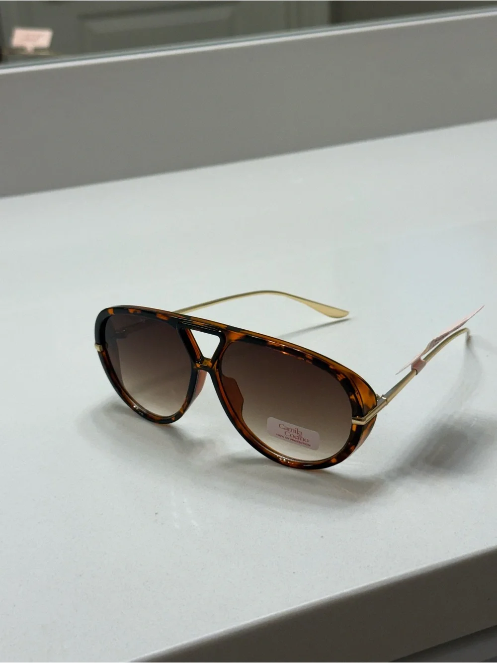 Camila Coelho bold tortoiseshell